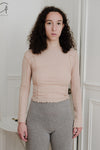 BASERANGE Long Sleeve T-Shirt TTML Collection Ribbed Cotton Portugal BAS-TTML-RB-SP24-HAPTIC